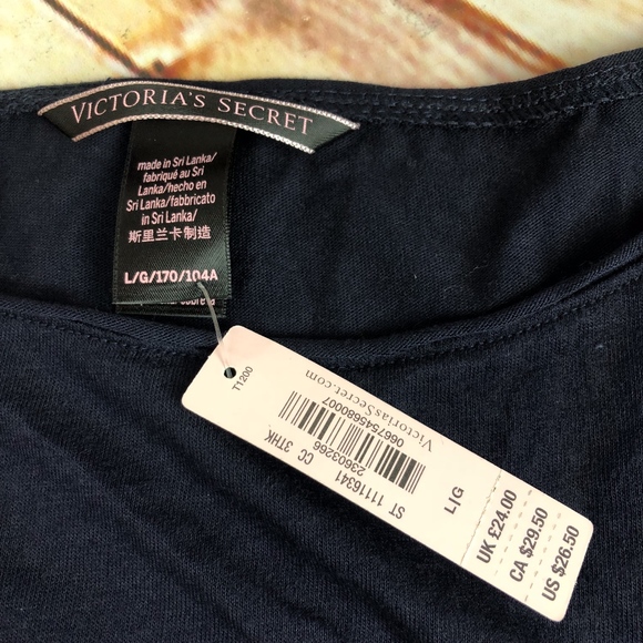 💥NEW Victoria Secret CRUSH Sleep Shirt PJ Top - Picture 6 of 8